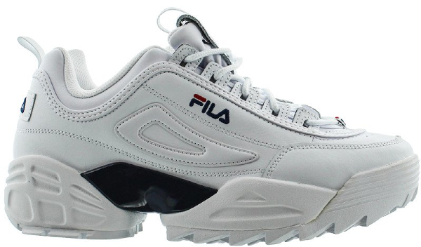 fila white navy red