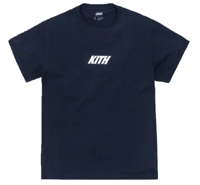 Pre-owned Kith  Summer Shade Tee Navy