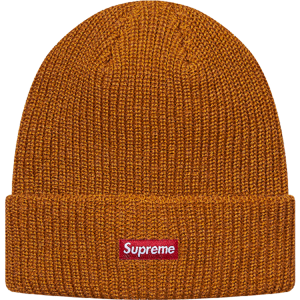 supreme heather loose gauge beanie