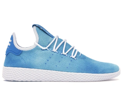 Pre-owned Adidas Originals  Tennis Hu Pharrell Holi Blue In Bright Blue/footwear White/footwear White