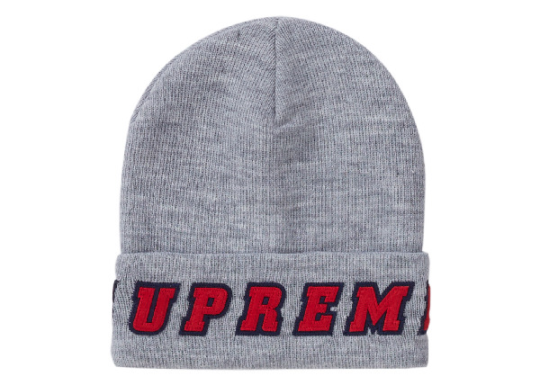 supreme gray beanie