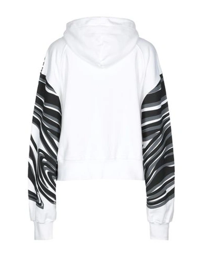 Shop House Of Holland Hooded Sweatshirt In White