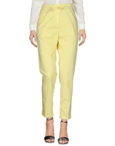 Shop Myths Pants In Yellow