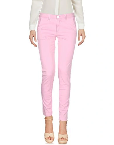 Shop Barba Napoli Woman Pants Light Pink Size 31 Cotton, Elastane