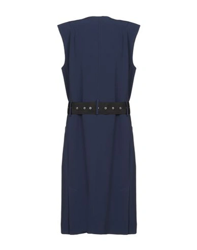 Shop Public School Knee-length Dress In Dark Blue