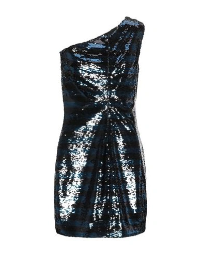 Shop Rta Short Dress In Dark Blue