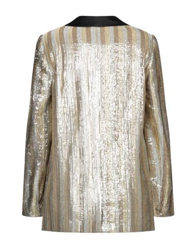 Shop Alice And Olivia Suit Jackets In Gold