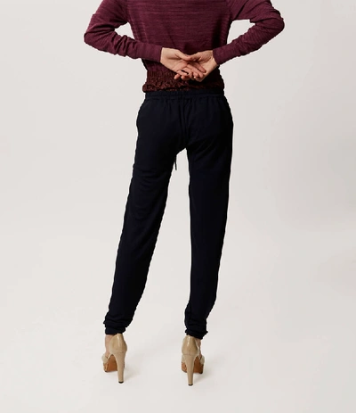 Shop Vivienne Westwood Afrodite Trousers Blue Navy
