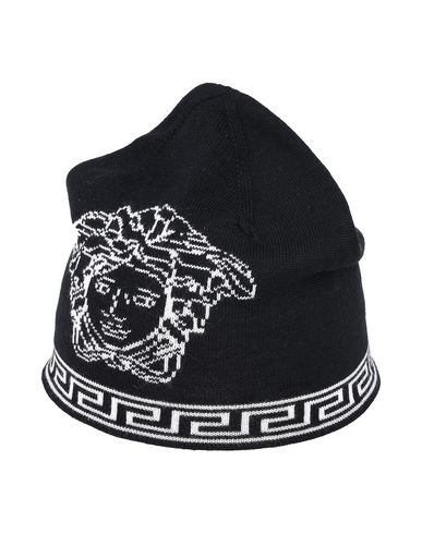 black versace hat