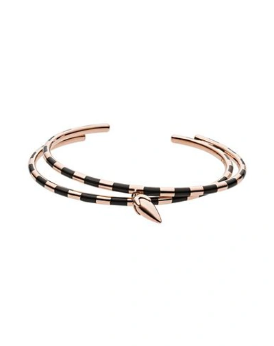 Shop Emporio Armani Egs2647221 Woman Bracelet Gold Size - Stainless Steel, Enamel