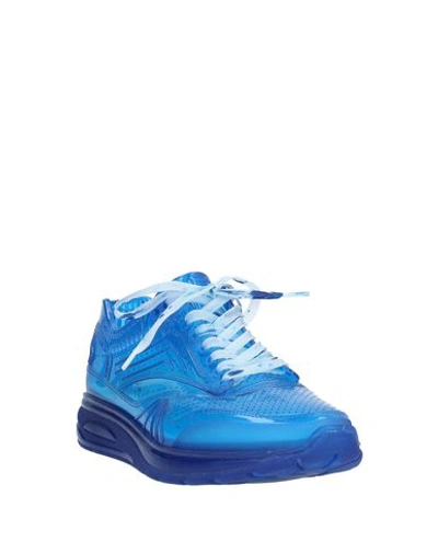 Shop Guess Sneakers In Azure