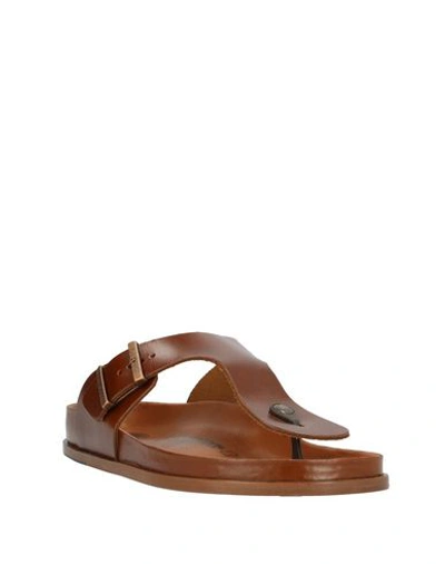 Shop Birkenstock Toe Strap Sandals In Brown