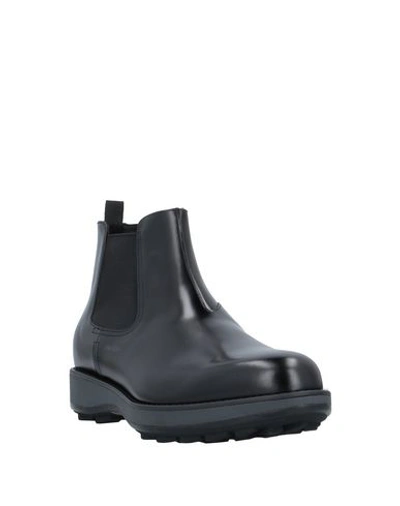 Shop Prada Ankle Boots In Black