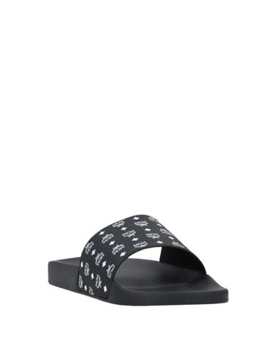 Shop Mcm Sandals In Black