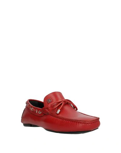 Shop Just Cavalli Loafers In Red