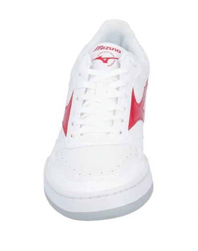 Shop Mizuno Man Sneakers White Size 6 Soft Leather, Rubber
