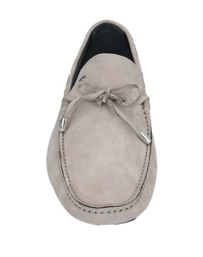 Shop Just Cavalli Loafers In Dove Grey