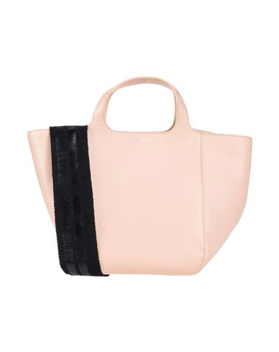 Shop Giorgio Armani Handbag In Pale Pink