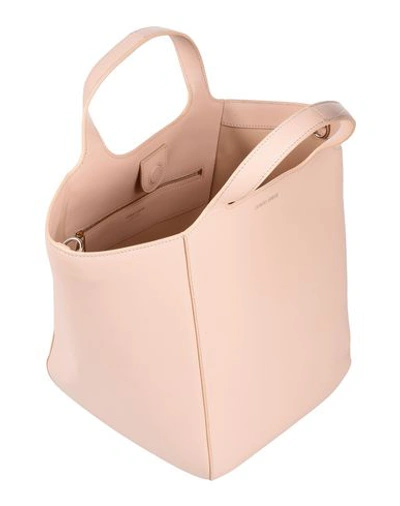 Shop Giorgio Armani Handbag In Pale Pink