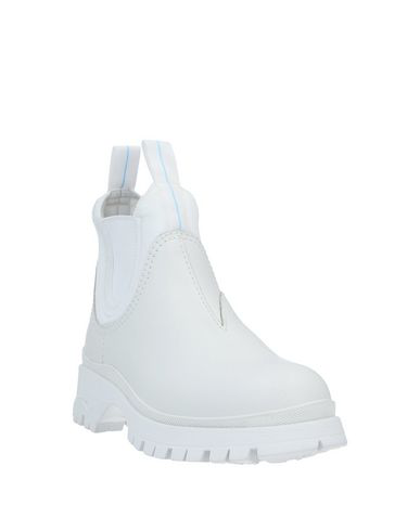 prada white chelsea boots
