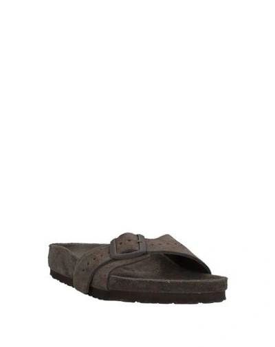 Rick Owens Sandals In Grey