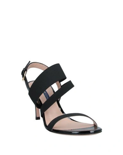 Shop Stuart Weitzman Sandals In Black