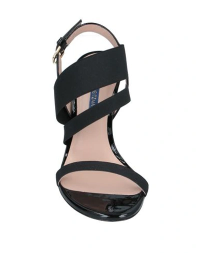 Shop Stuart Weitzman Sandals In Black