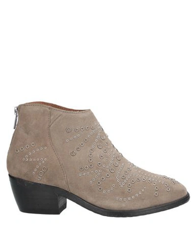 Shop Catarina Martins Ankle Boots In Khaki