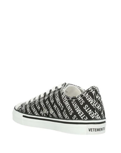 Shop Vetements Sneakers In Black