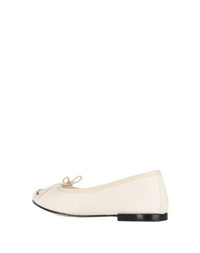 Shop Repetto Ballet Flats In Beige