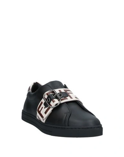 Shop Fendi Sneakers In Black