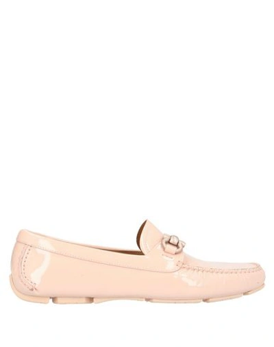 Shop Ferragamo Loafers In Pink