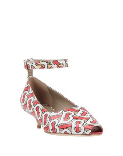 Shop Burberry Pumps In Red