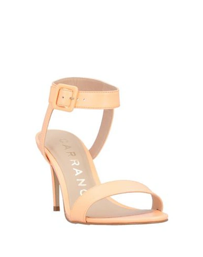 Shop Carrano Sandals In Orange