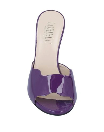 Shop Loriblu Sandals In Purple