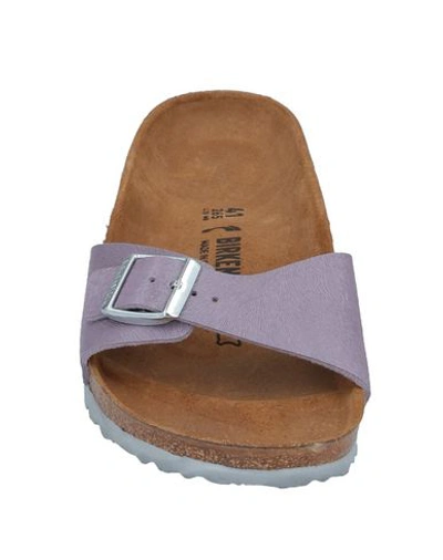 Shop Birkenstock Sandals In Lilac