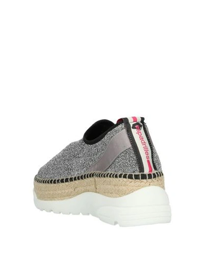 Shop Espadrilles Sneakers In Silver