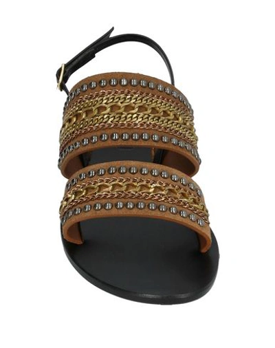 Shop Nanni Sandals In Khaki