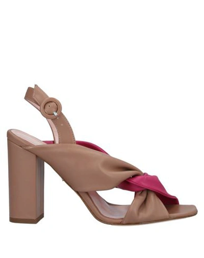 Shop Anna F Sandals In Fuchsia