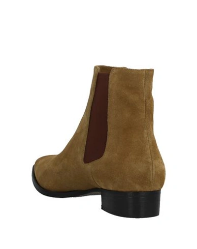 Shop Alberto Fermani Ankle Boots In Military Green