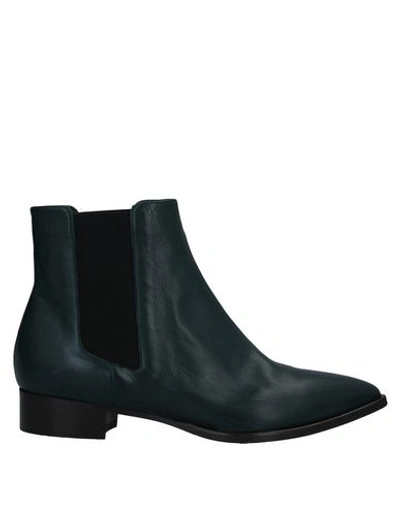 Shop Alberto Fermani Ankle Boots In Emerald Green