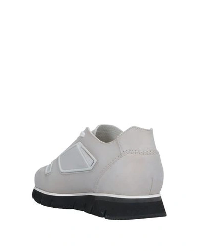 Shop Santoni Sneakers In Grey