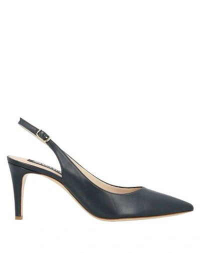 Shop Sebastian Pump In Dark Blue