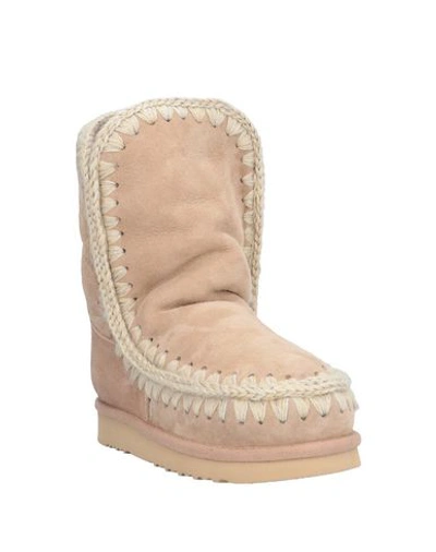 Shop Mou Ankle Boots In Blush