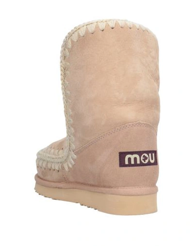 Shop Mou Ankle Boots In Blush