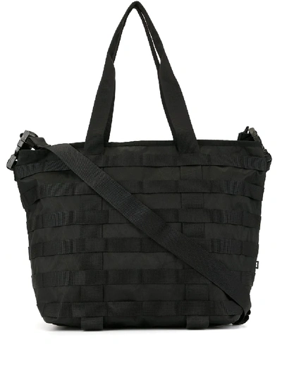 Shop Makavelic Webbing Tote In Black