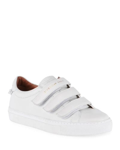 Shop Givenchy Urban Street Low-top Sneakers W/ Straps In White