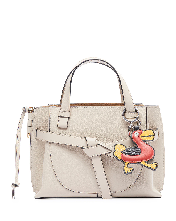 loewe gate mini leather shoulder bag