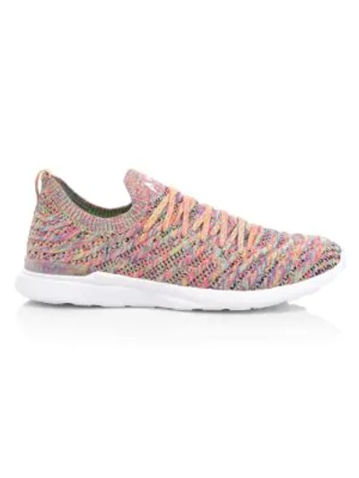 Shop Apl Athletic Propulsion Labs Women's Techloom Wave Sneakers In Multi White