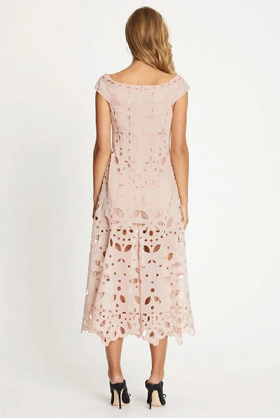 Shop Alice Mccall Baudelaire Midi Dress In Pink